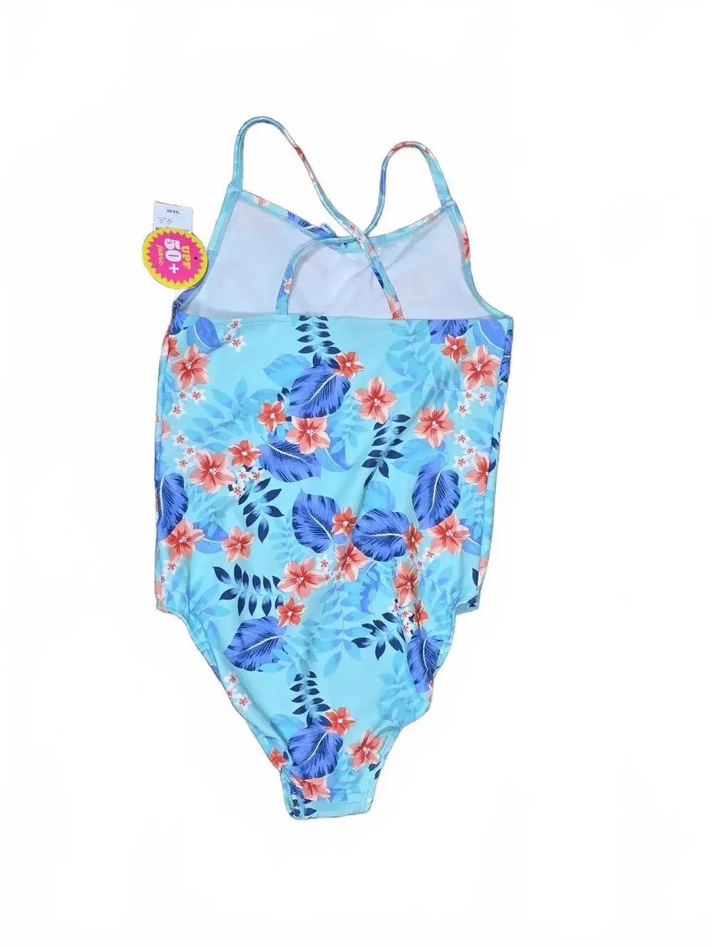 The Children’s Place Girls Standard One Piece Swimsuit Tropical Aqua Large